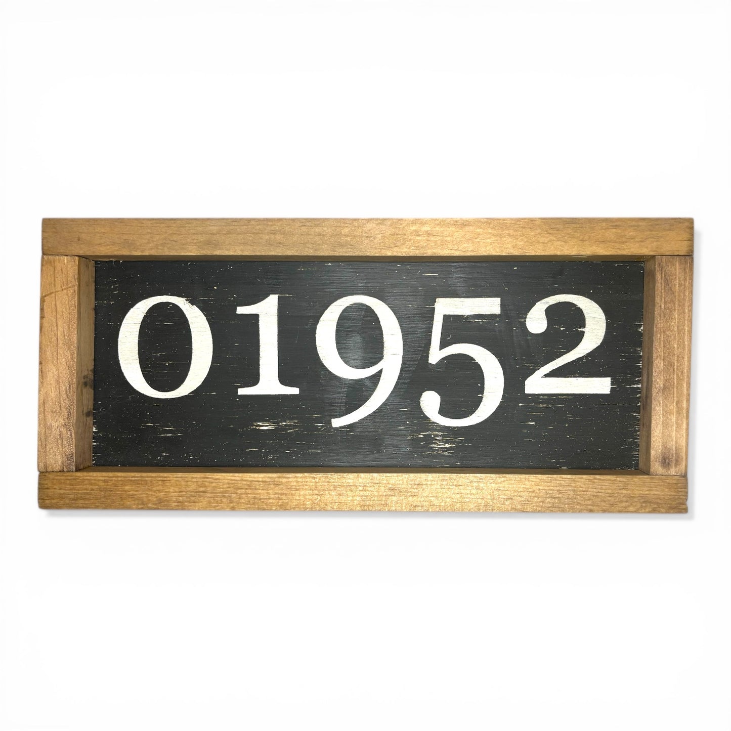 01952 Hand-Painted Zip Code Sign | Salisbury MA | Coastal Artisan Decor