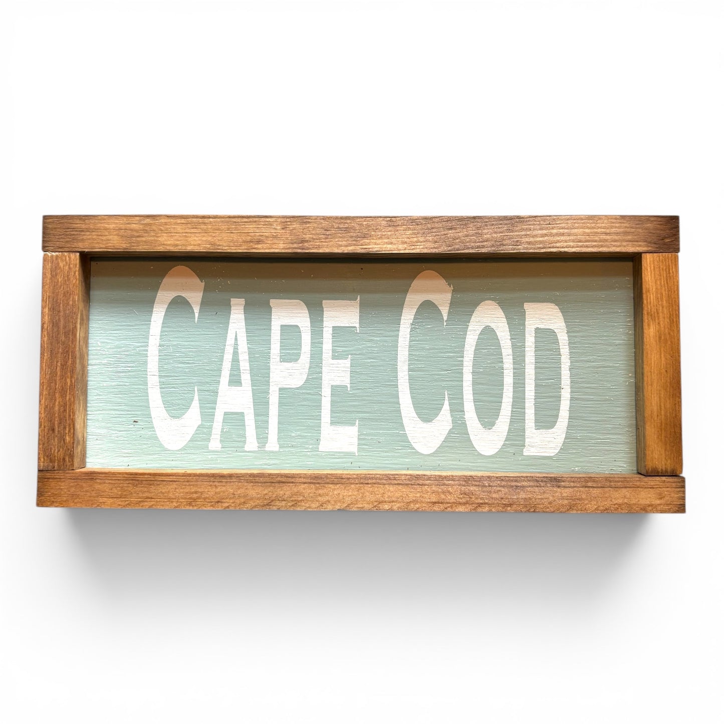 Cape Cod Hand-Painted Wooden Sign | Cove Size | Coastal Artisan Decor