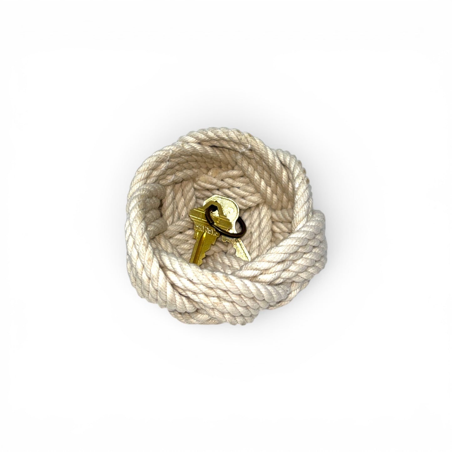 Turk's Head Rope Bowl | Cotton Rope | Coastal Artisan Decor | Odd Cod Studio