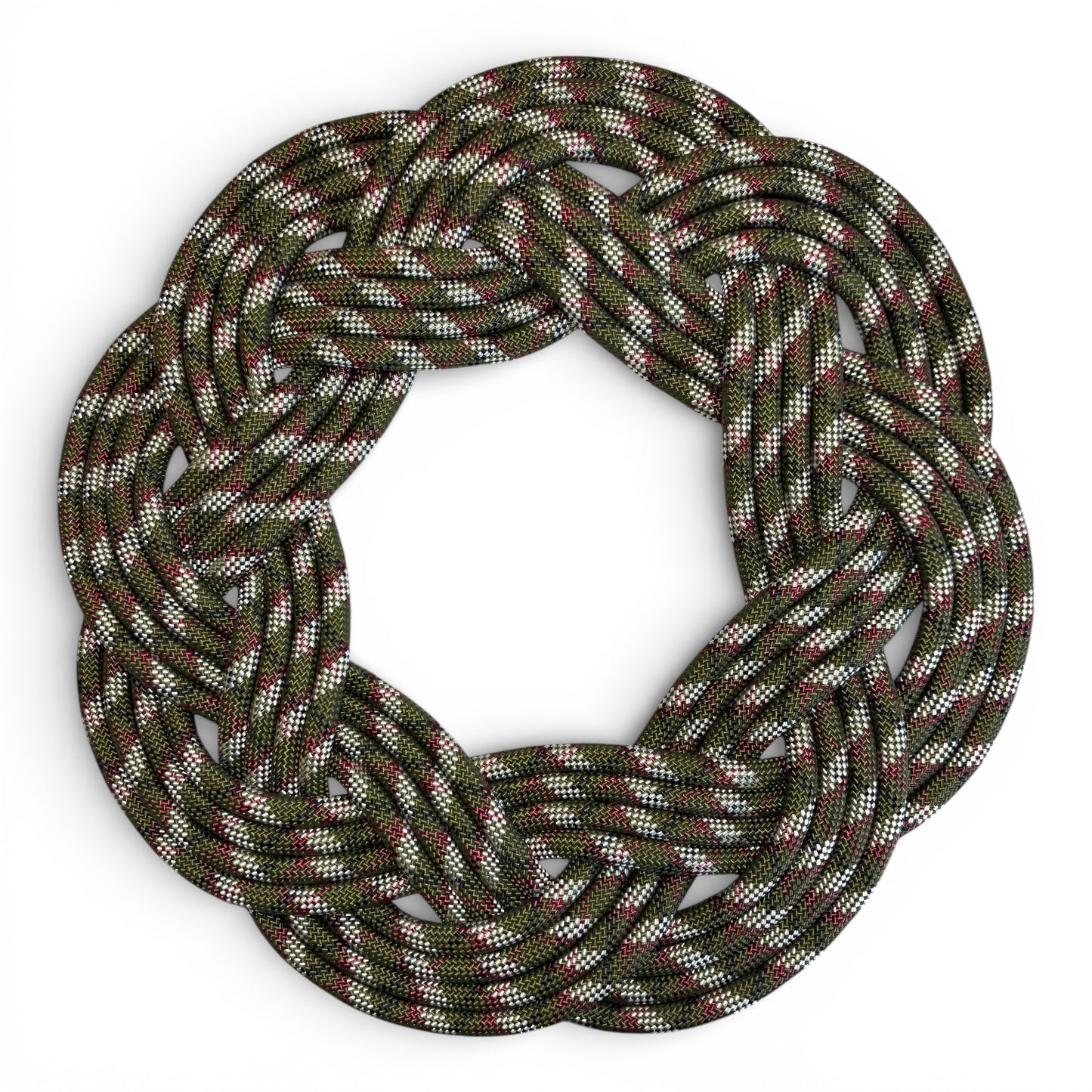 Modern Turk's Head Rope Wreath | Coastal Artisan Decor