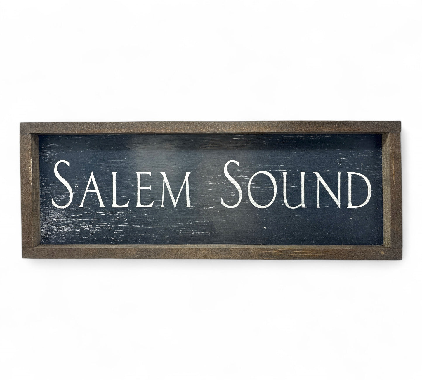 Salem Sound Hand-Painted Wooden Sign