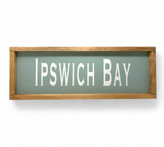 Ipswich Bay Hand-Painted Wooden Sign