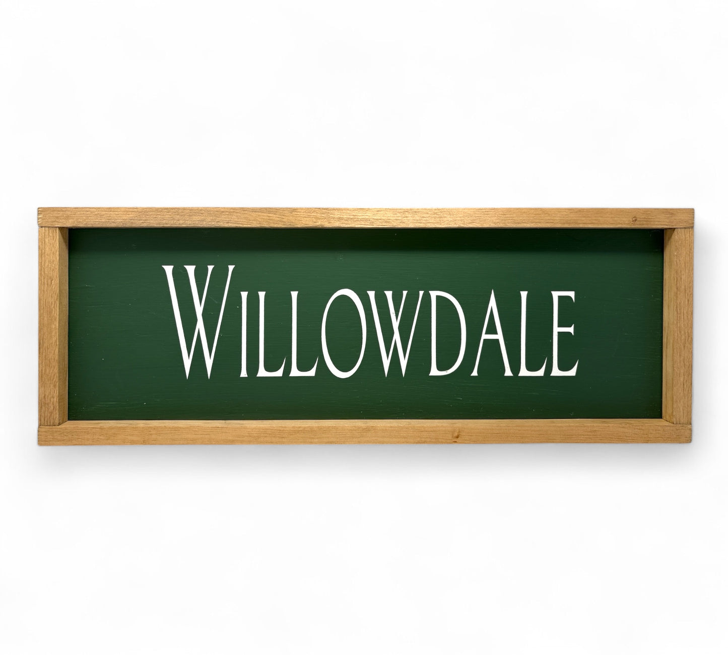 Willowdale Hand-Painted Wooden Sign