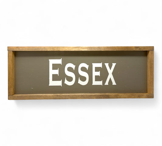 Essex Hand-Painted Wooden Sign