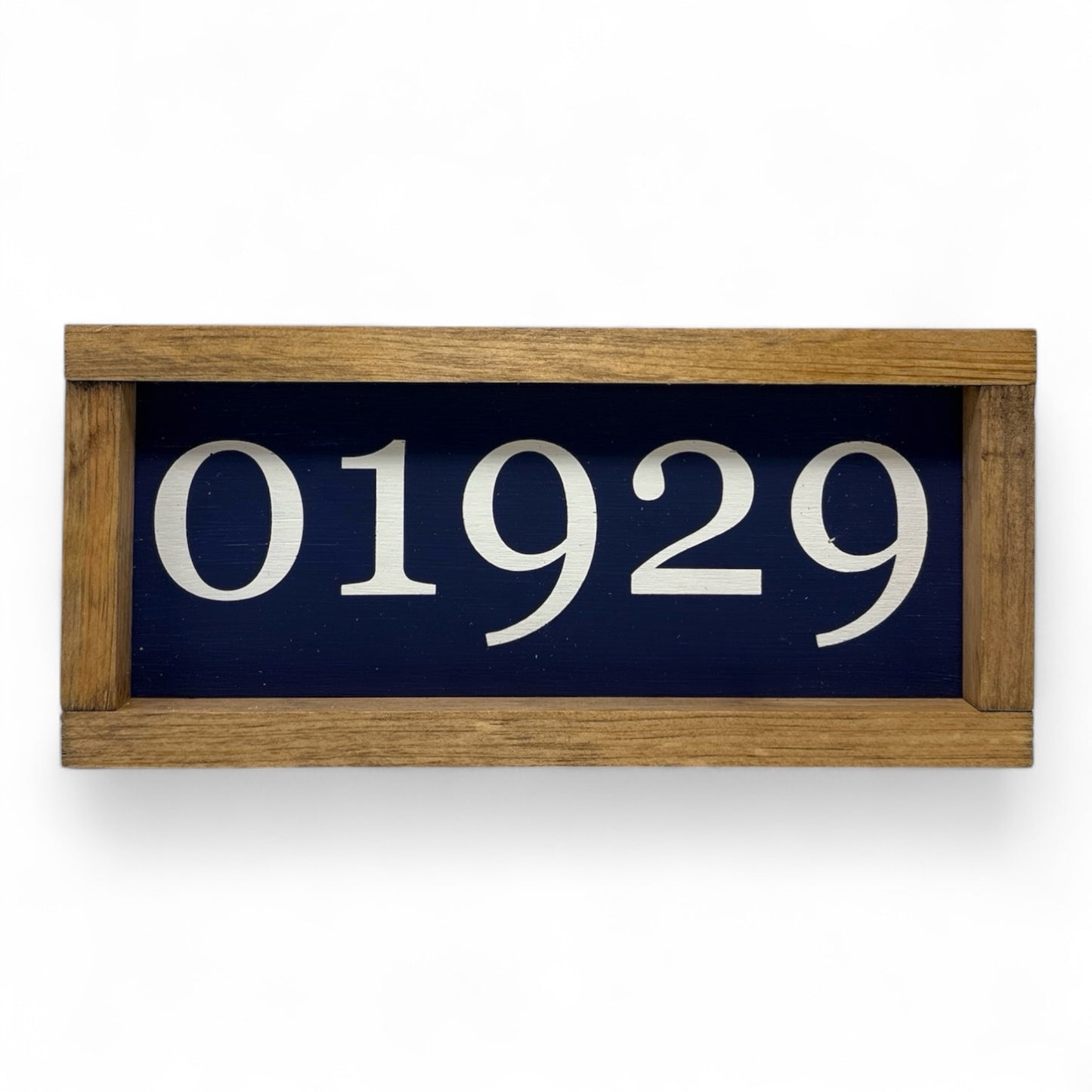 01929 Zip Code Hand-Painted Wooden Sign (Essex, MA)