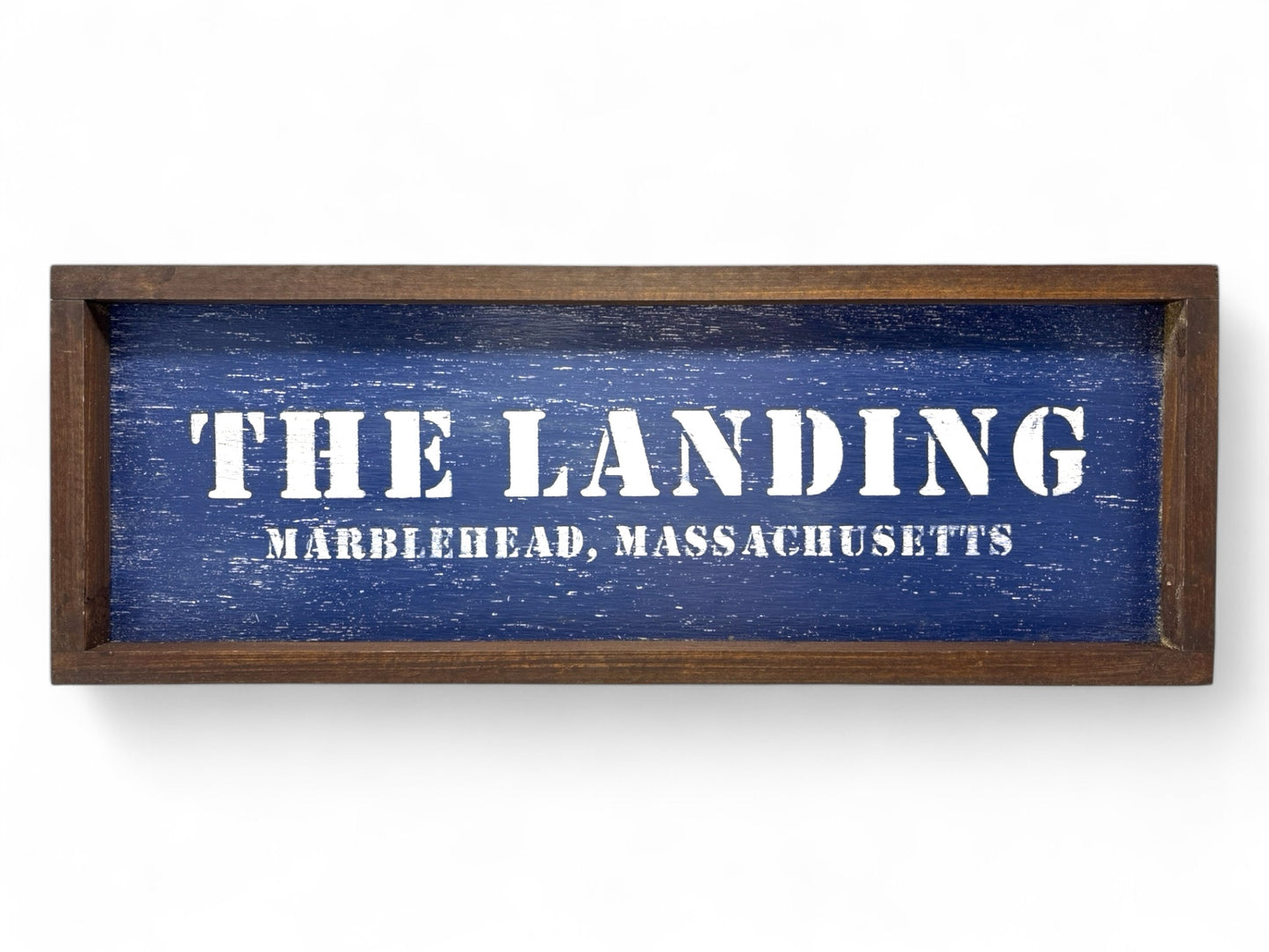 The Landing Hand-Painted Wooden Sign