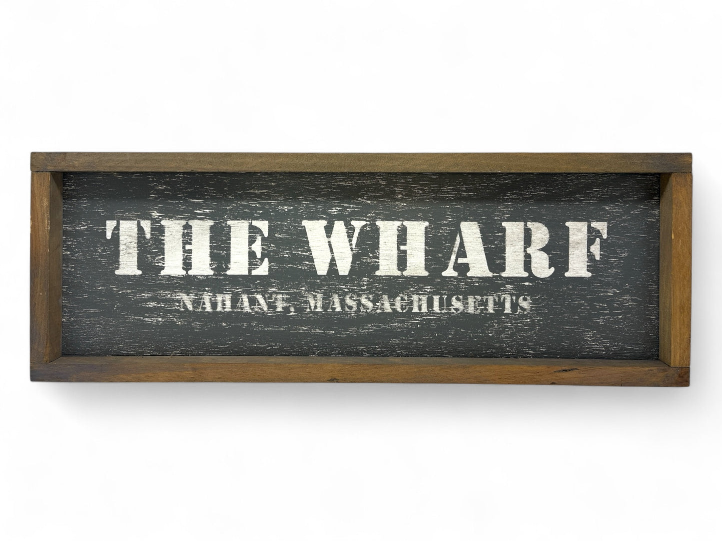 The Wharf Hand-Painted Wooden Sign