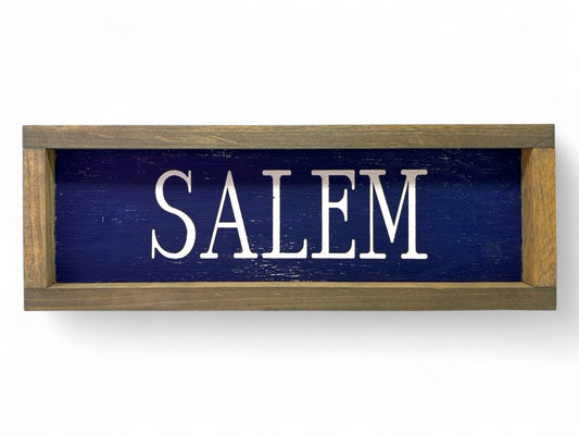 Salem Hand-Painted Wooden Sign