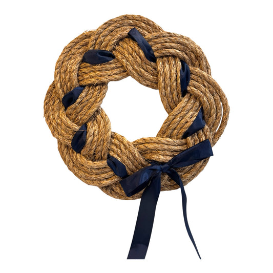 Classic Turk’s Head Wreath (Manila Rope) - 16"