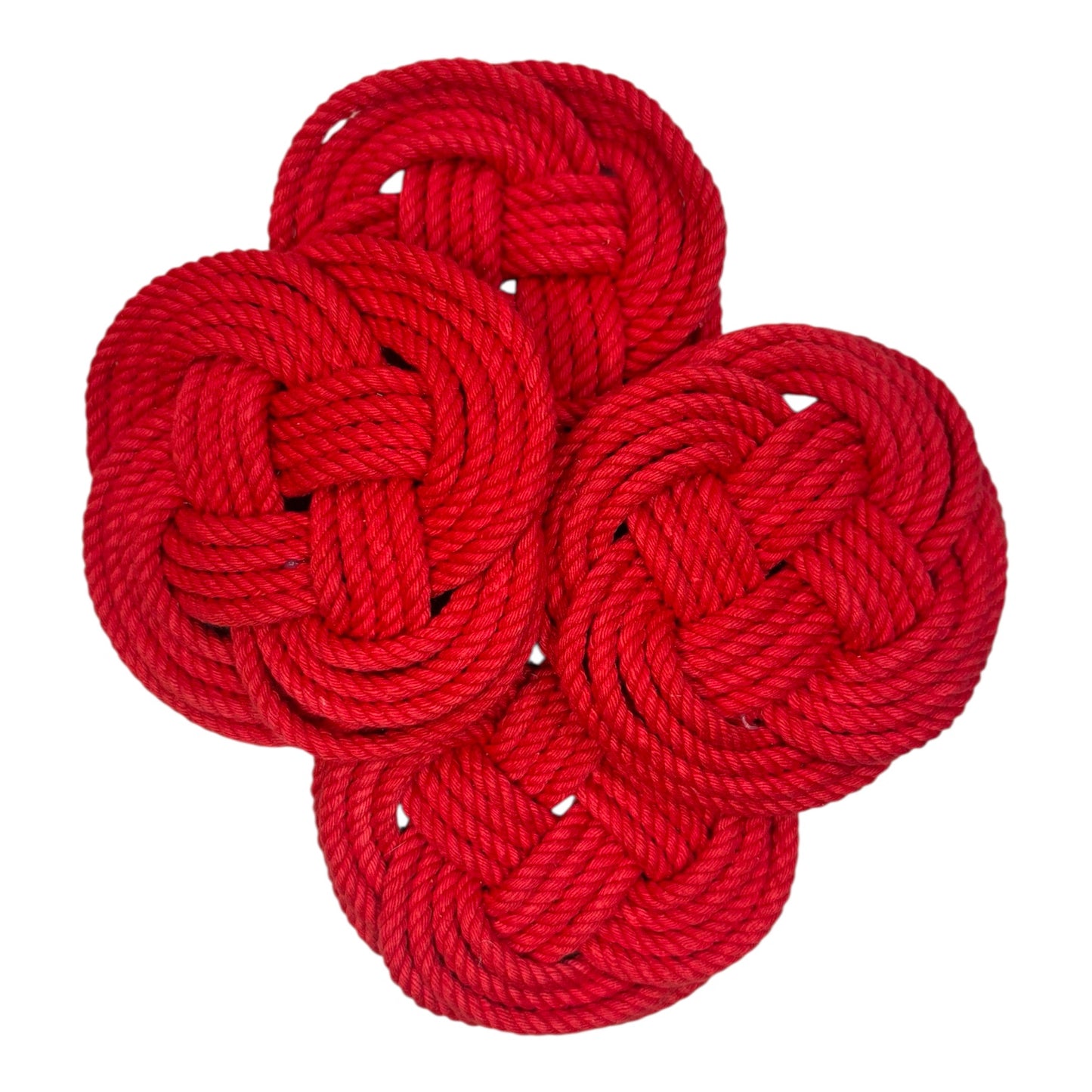 Handcrafted Rope Coasters - Set of 4