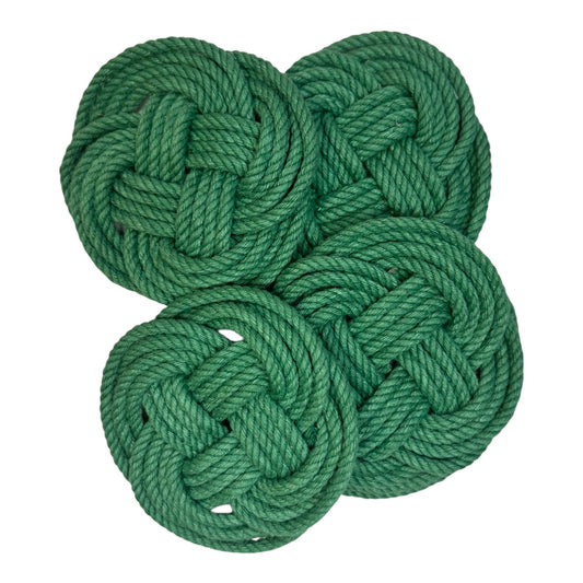 Handcrafted Rope Coasters - Set of 4