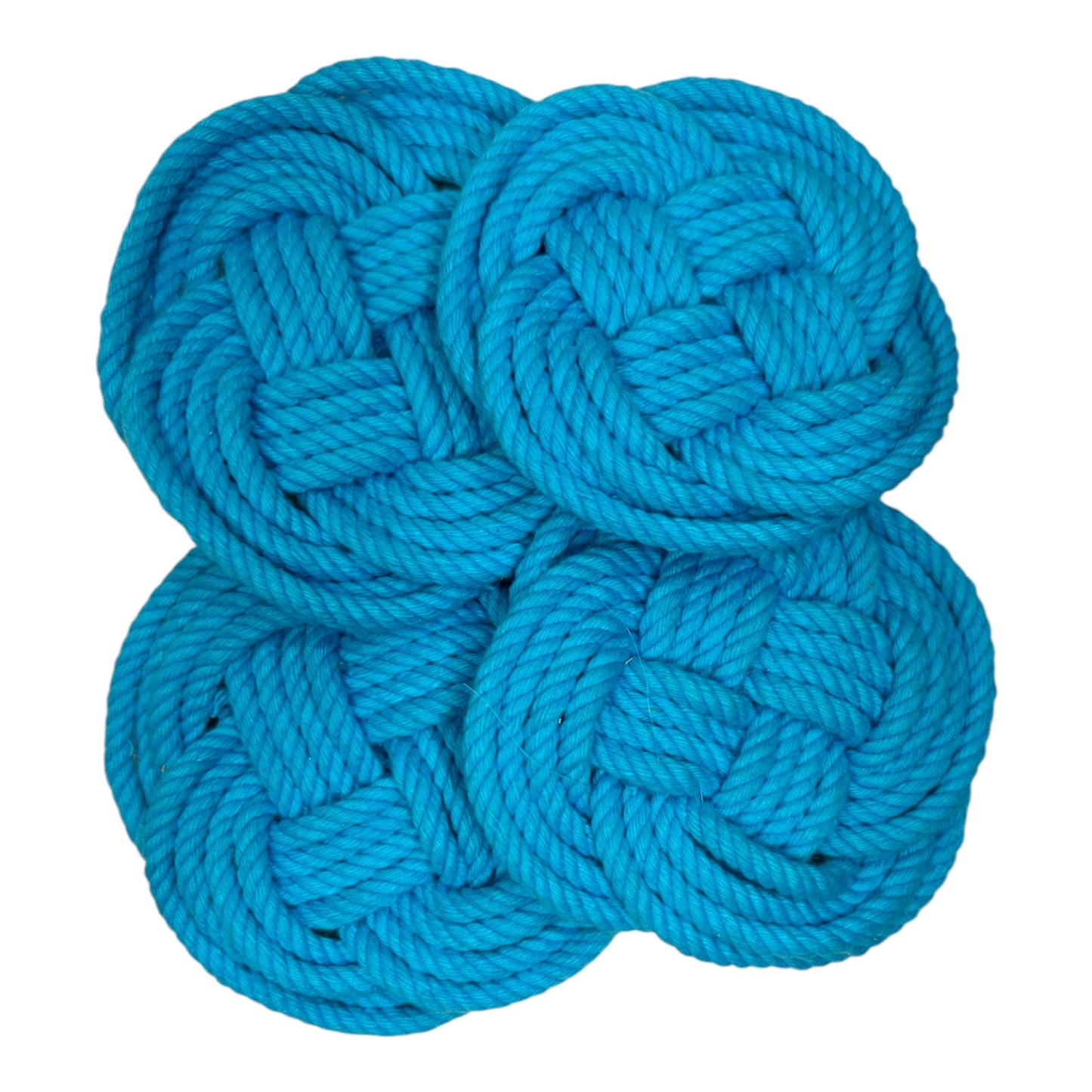 Handcrafted Rope Coasters - Set of 4