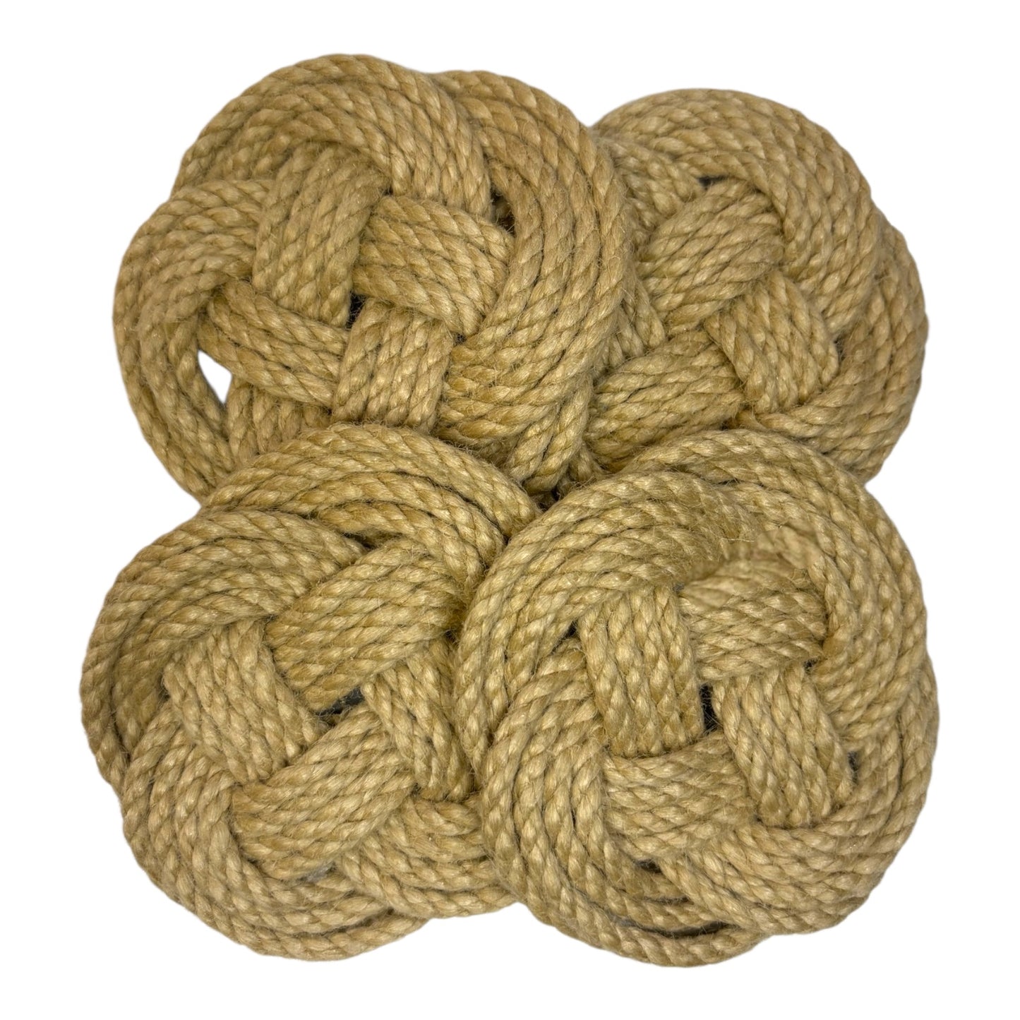 Handcrafted Rope Coasters - Set of 4