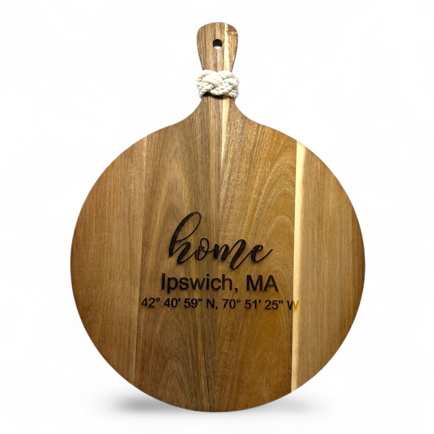 “Home” Acacia Cutting Board