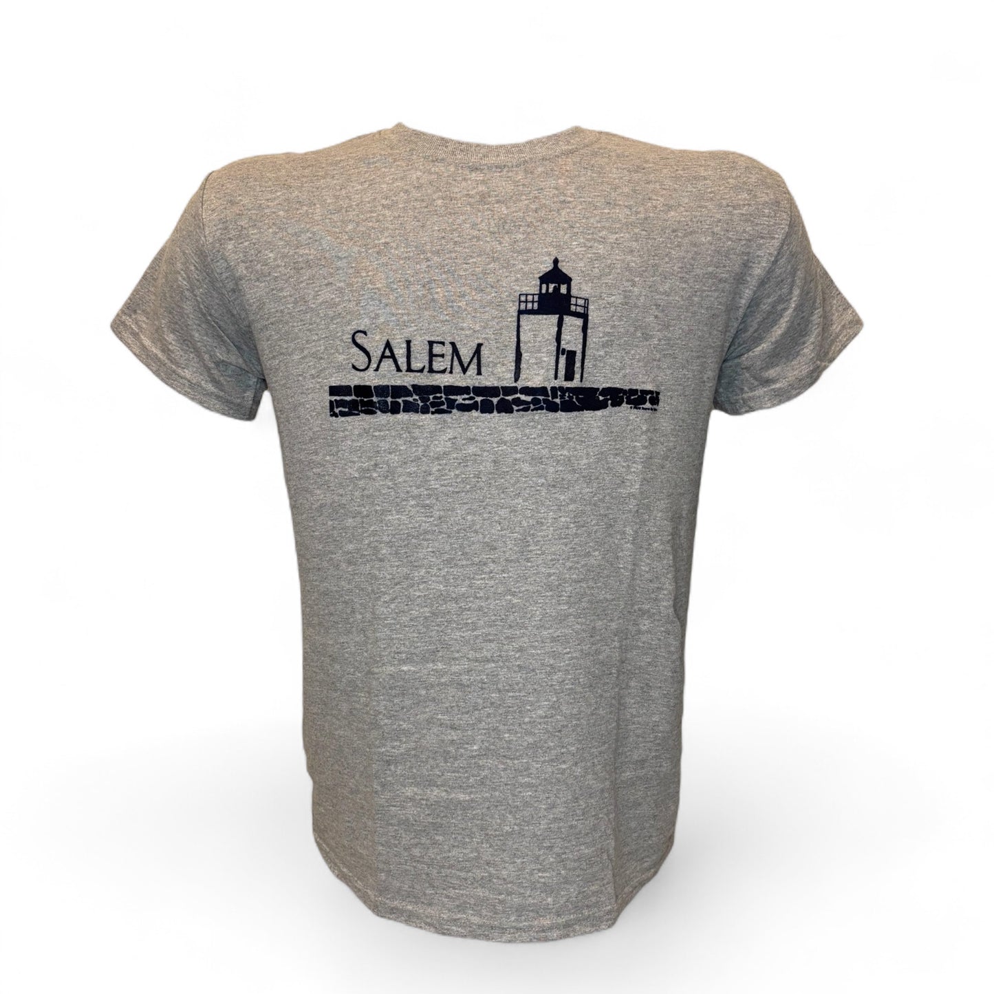 Salem Derby Wharf Lighthouse T-Shirt, Short Sleeve