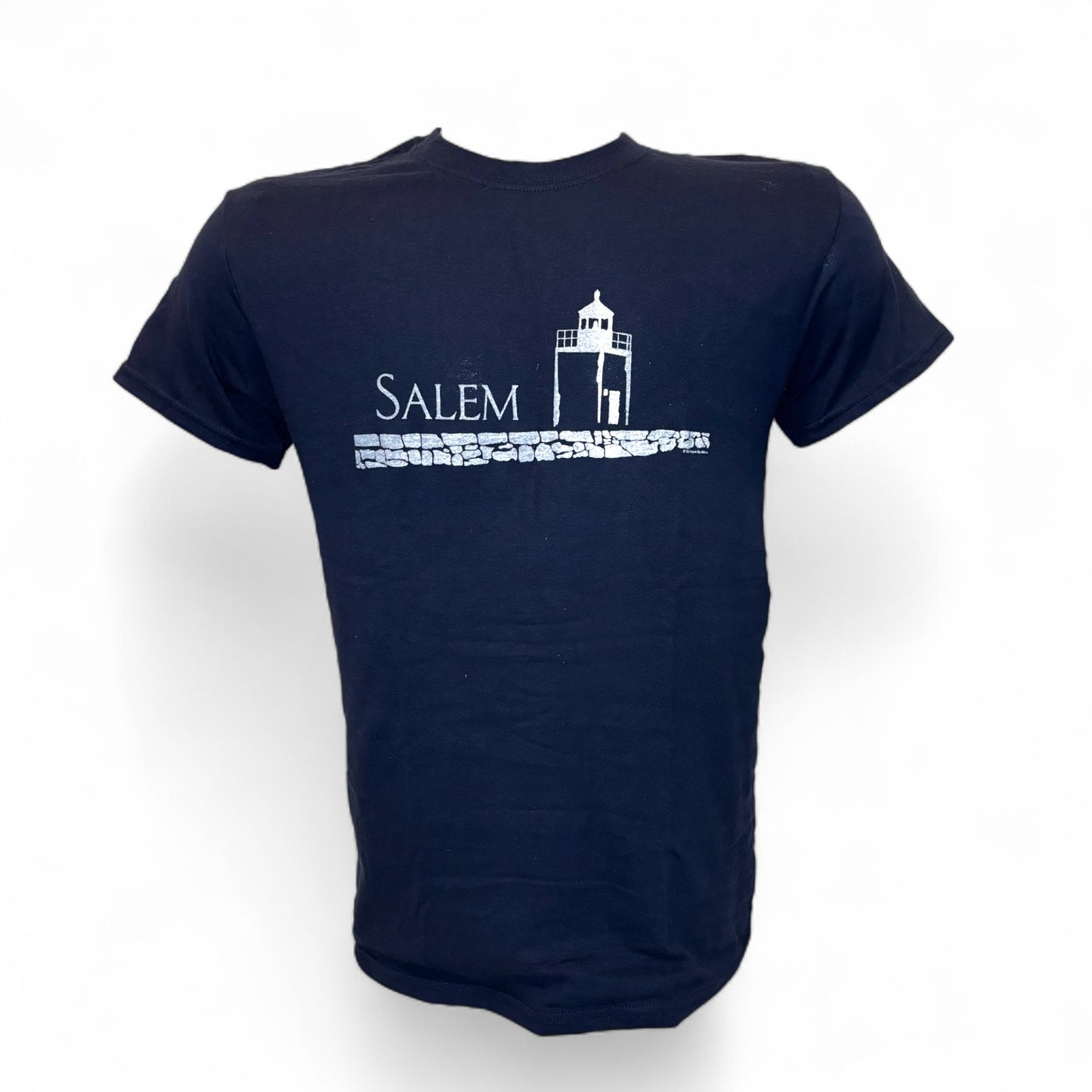 Salem Derby Wharf Lighthouse T-Shirt, Short Sleeve