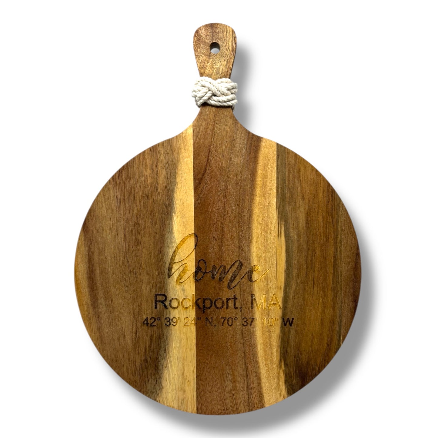 “Home” Acacia Cutting Board