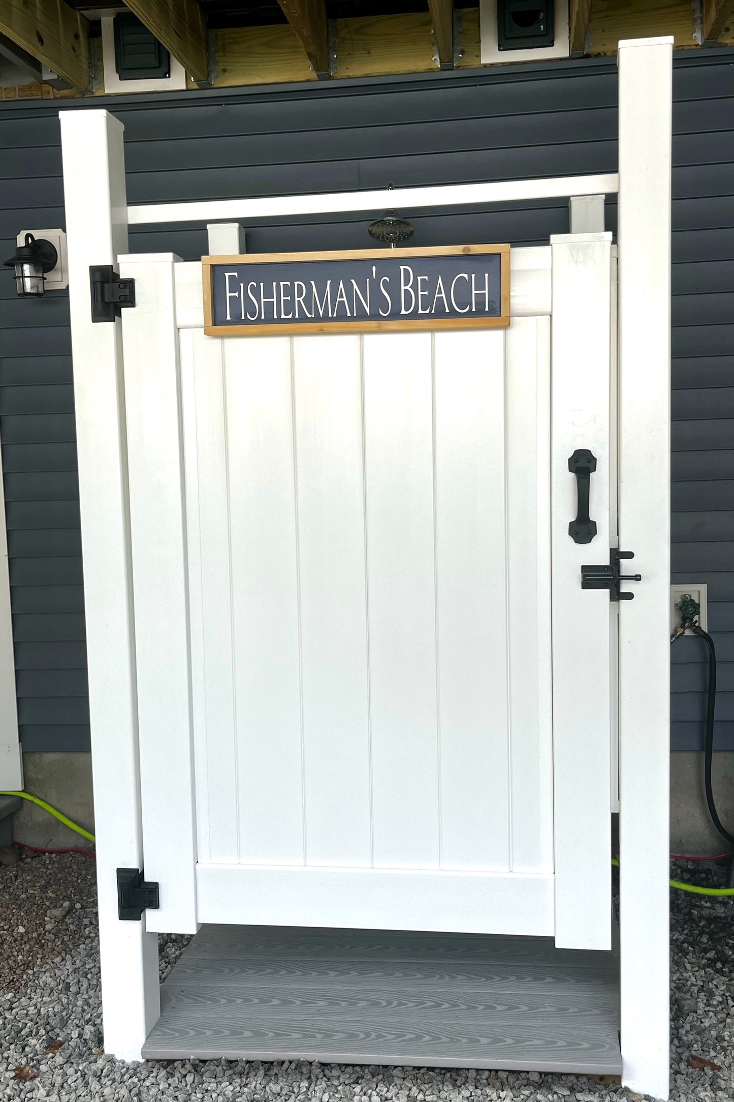 Outdoor Shower Sign