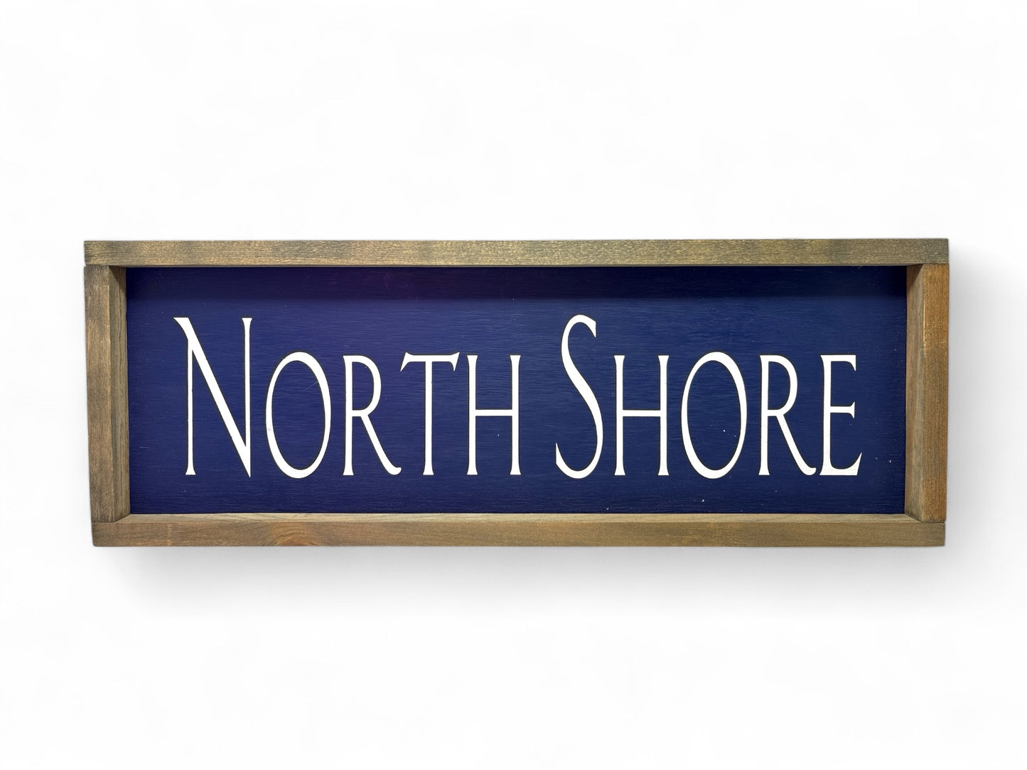 North Shore Hand-Painted Wooden Sign