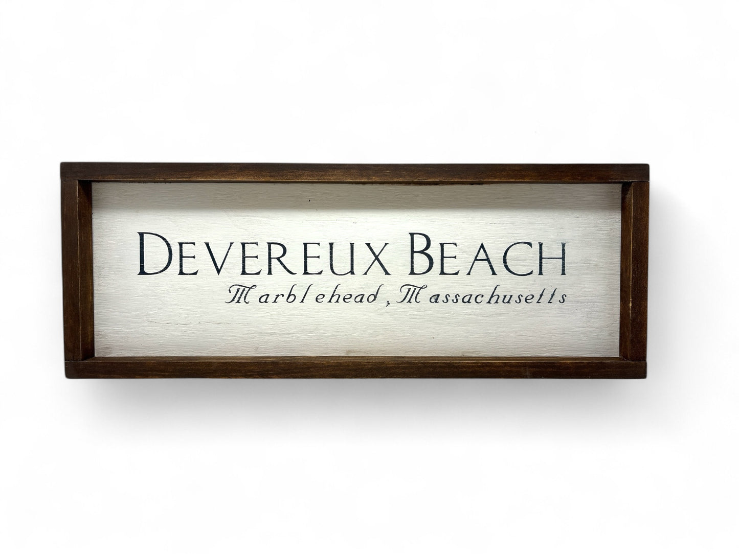 Devereux Beach Hand-Painted Wooden Sign