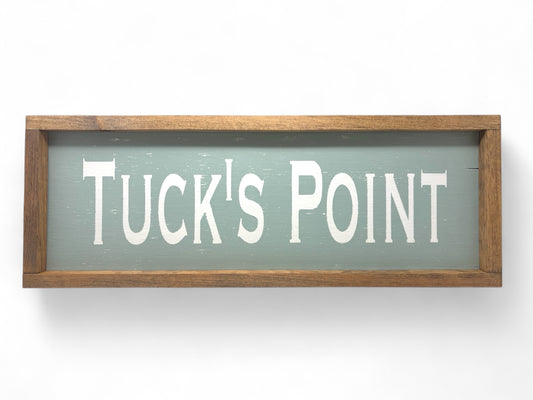 Gloucester Harbor Hand-Painted Wooden Sign