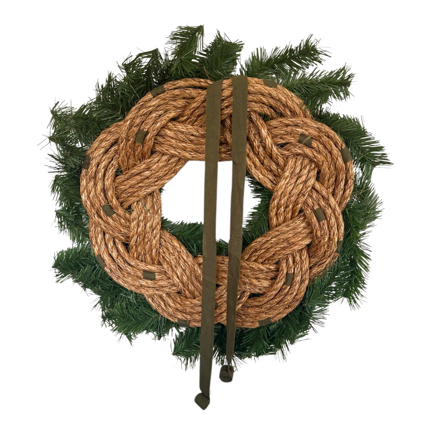 Holiday Turk's Head Rope Wreath | Coastal Artisan Decor