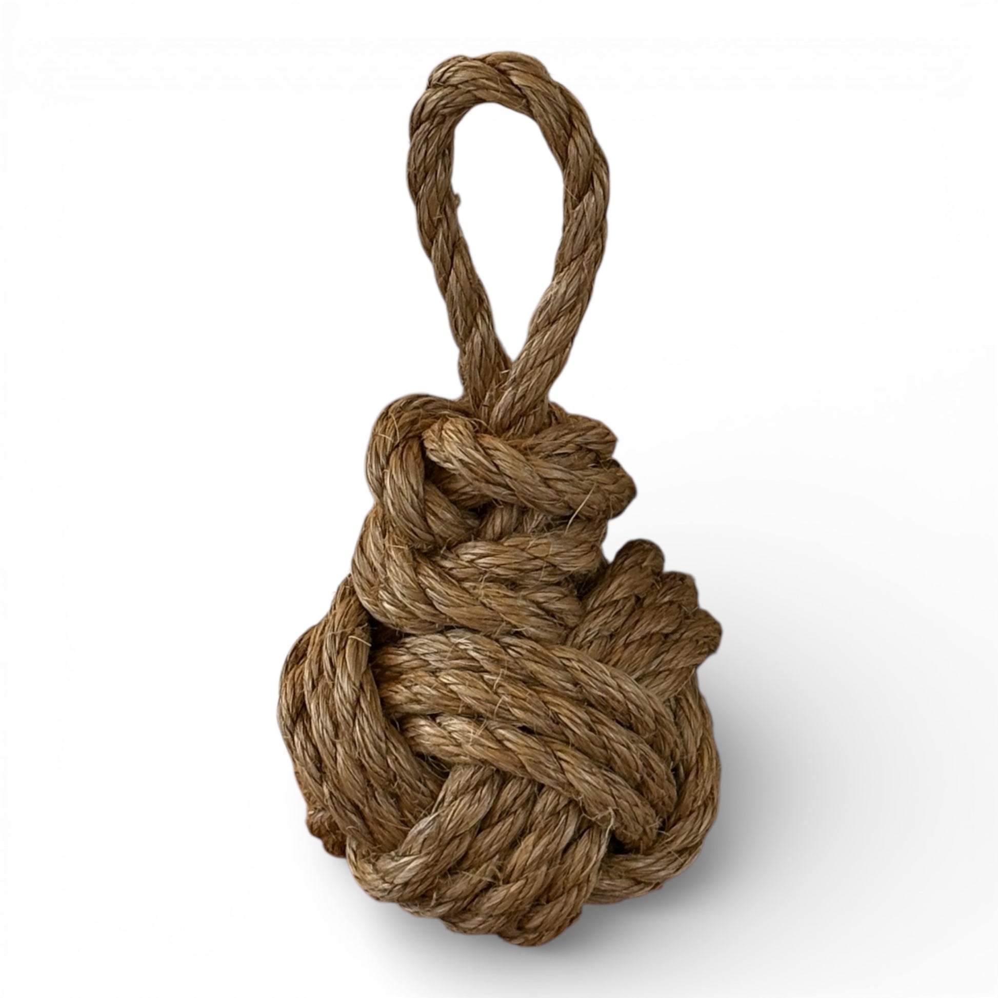 Manila rope doorstop