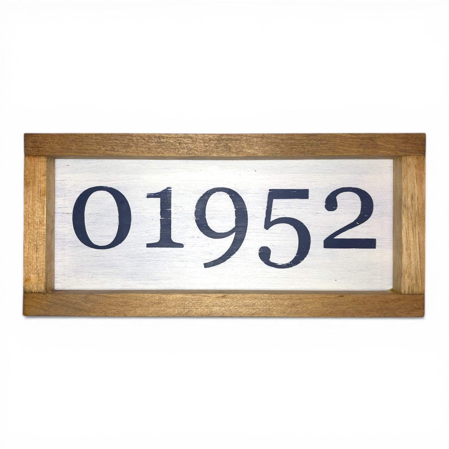 01952 Hand-Painted Zip Code Sign | Salisbury MA | Coastal Artisan Decor