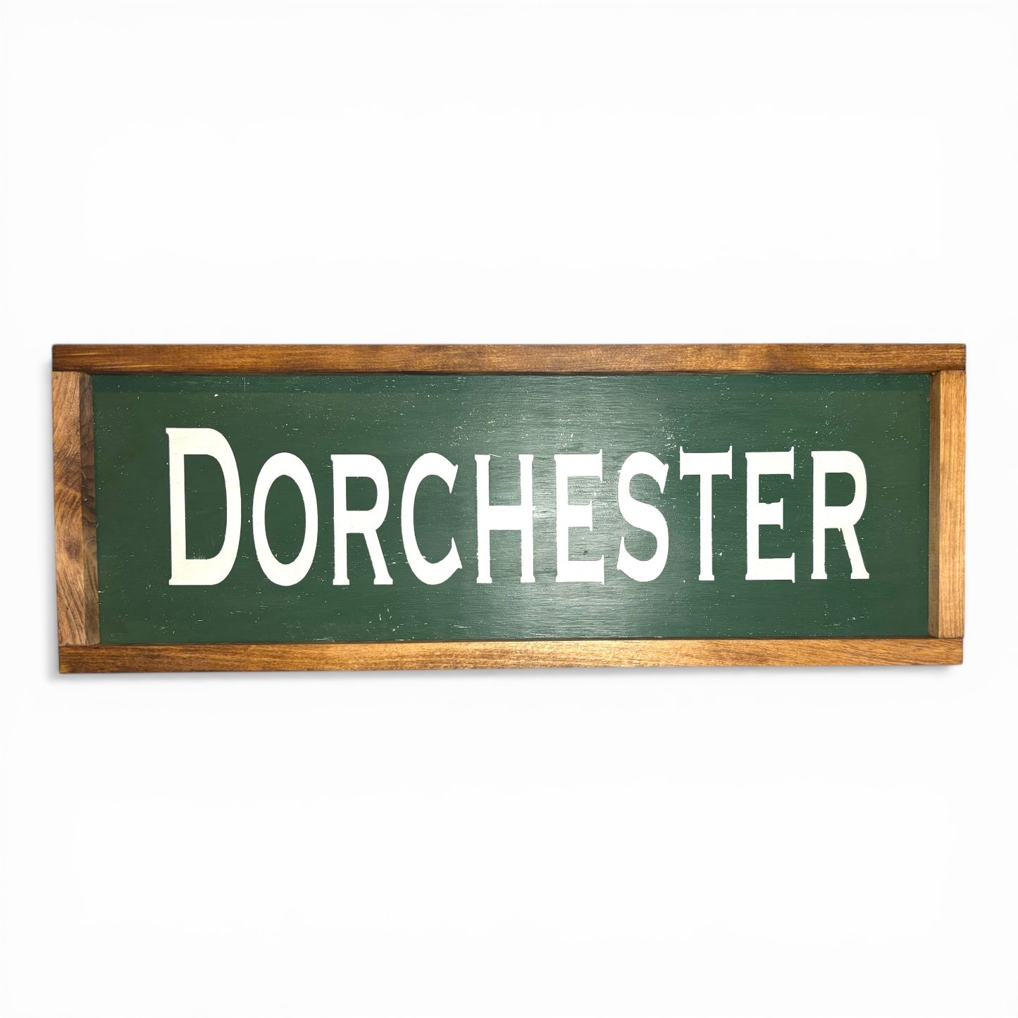 Dorchester Hand-Painted Wooden Sign | Coastal Artisan Decor