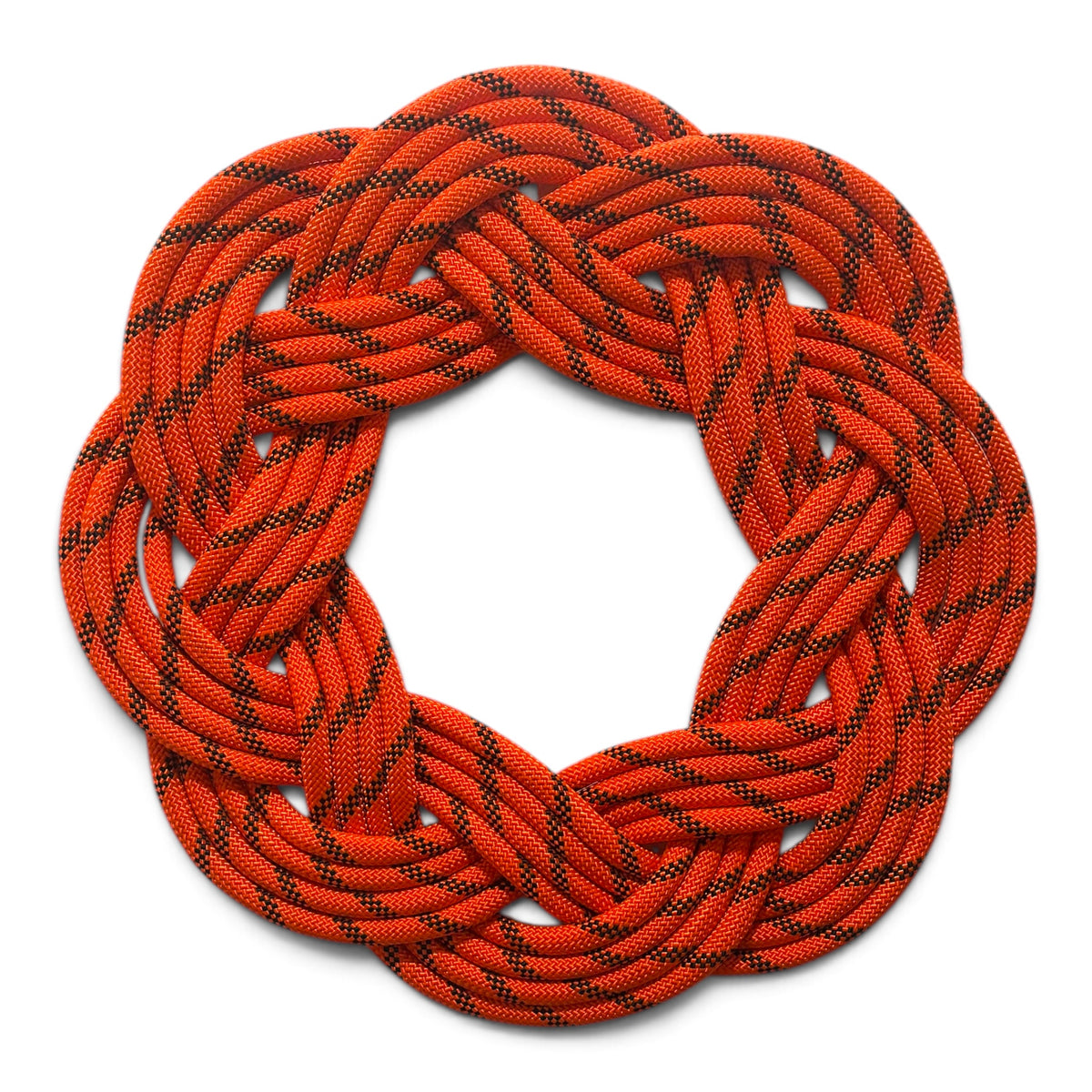 Modern Turk's Head Rope Wreath | Spooky Season Colorways | Coastal Artisan Decor
