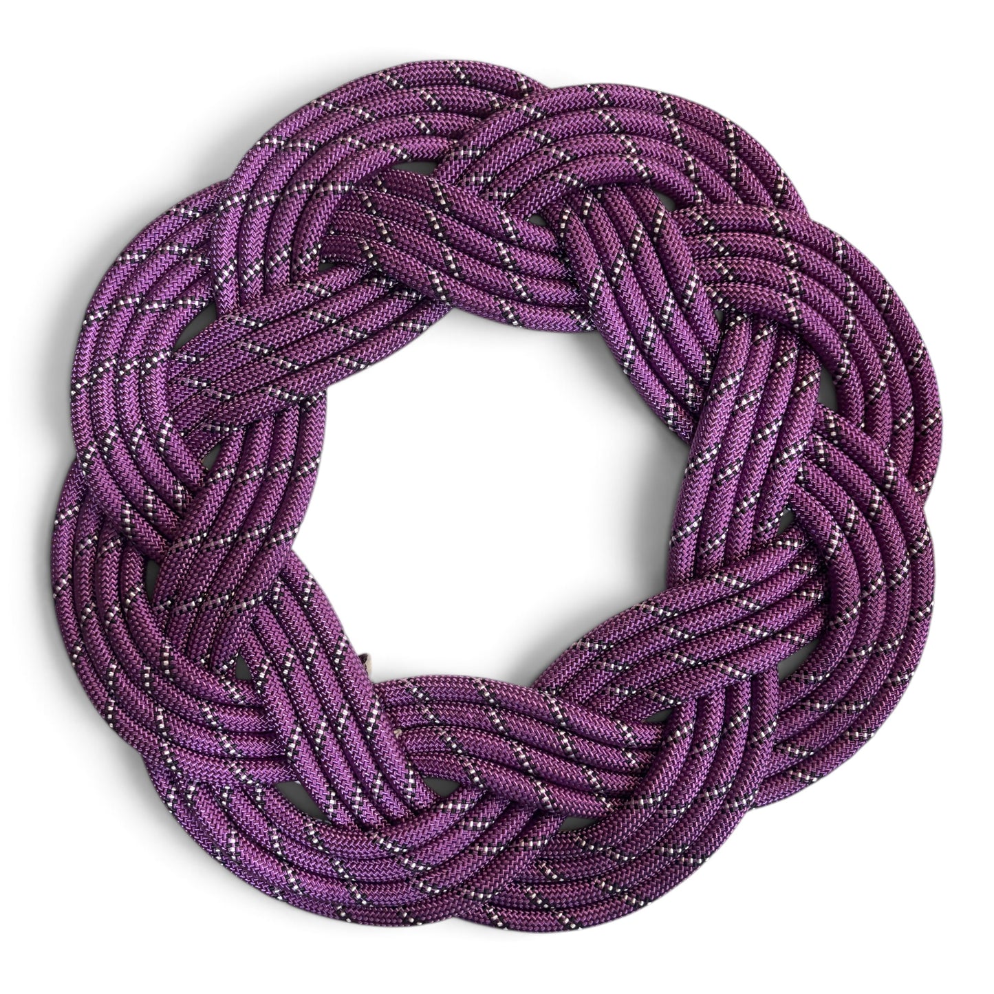 Modern Turk's Head Rope Wreath | Spooky Season Colorways | Coastal Artisan Decor