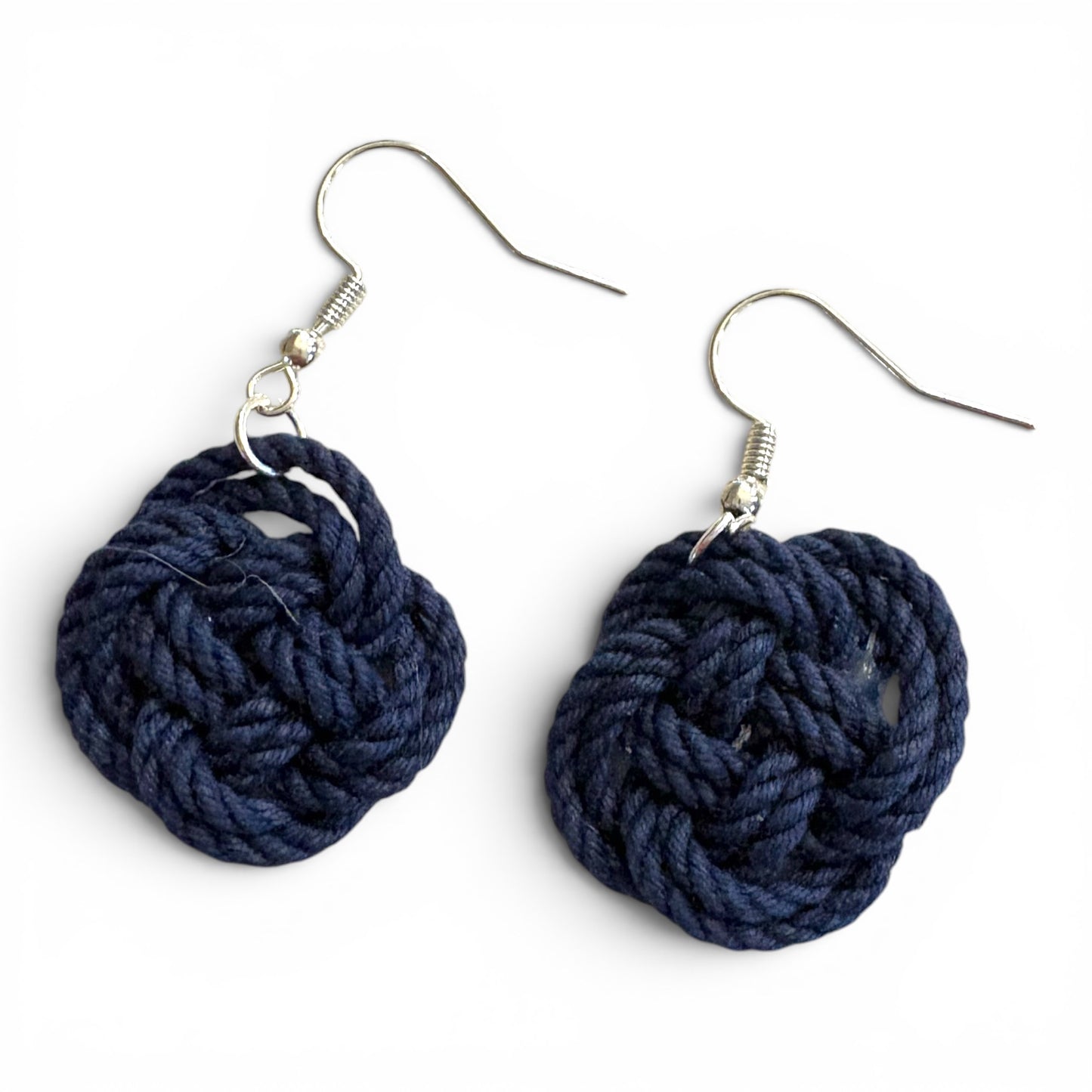 Turk's Head Rope Earrings | Coastal Artisan Jewelry | Odd Cod Studio