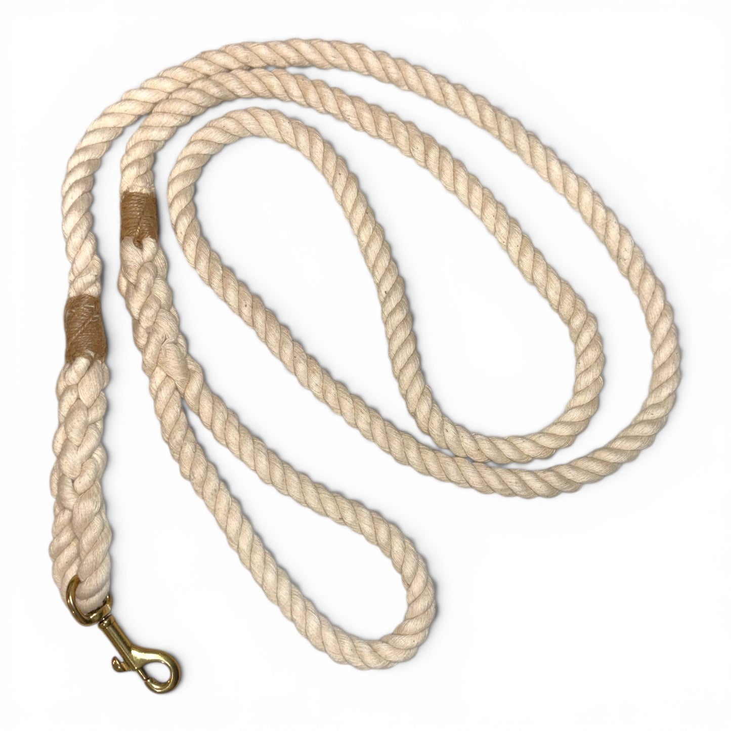 Coastal Canine Rope Dog Leash | Hand-Spliced Cotton | Odd Cod Studio
