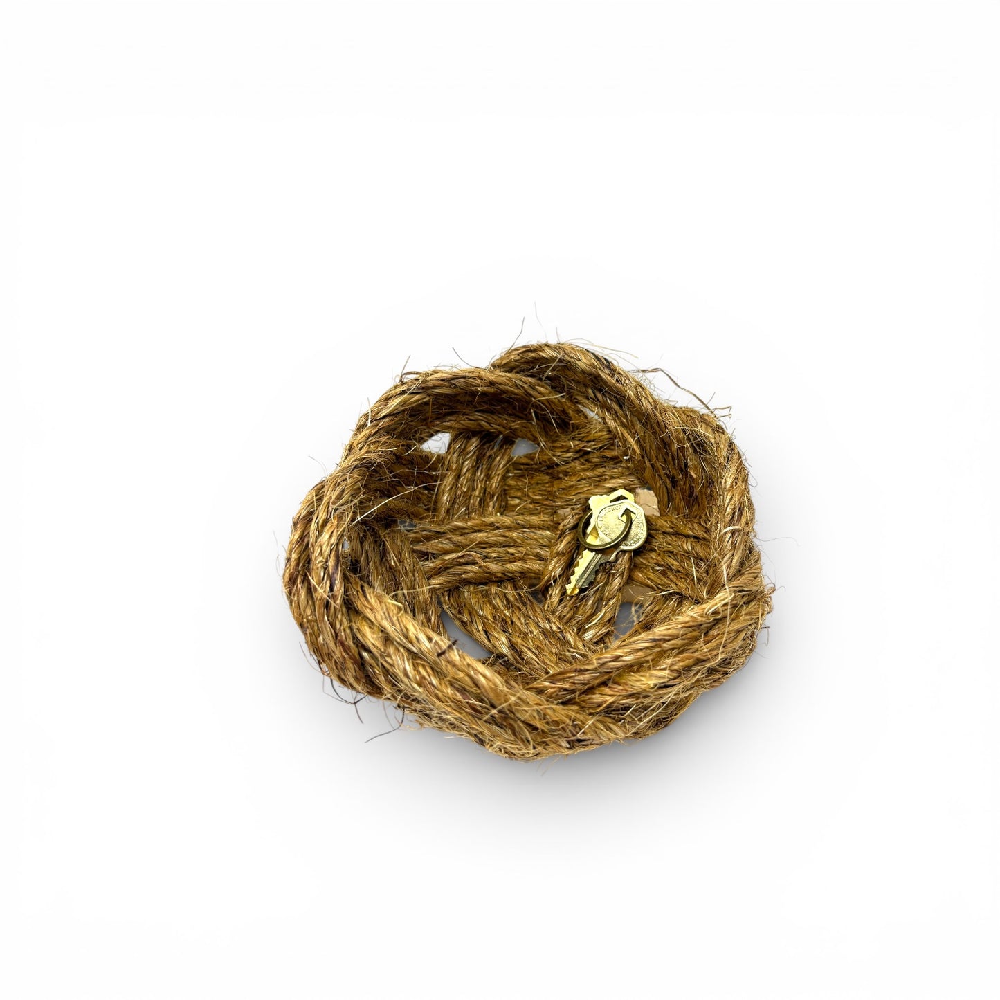 Turk's Head Rope Bowl | Manila Rope | Coastal Artisan Decor | Odd Cod Studio