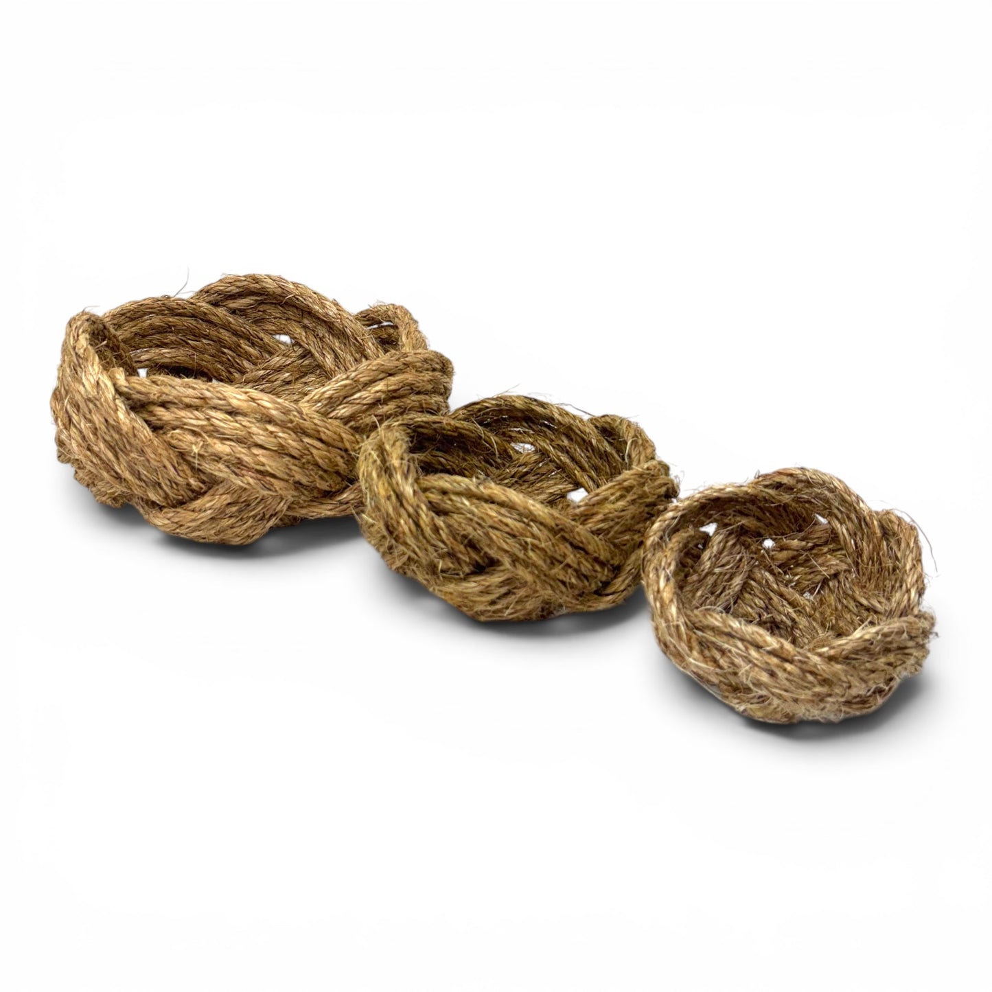 Turk's Head Rope Bowl | Manila Rope | Coastal Artisan Decor | Odd Cod Studio