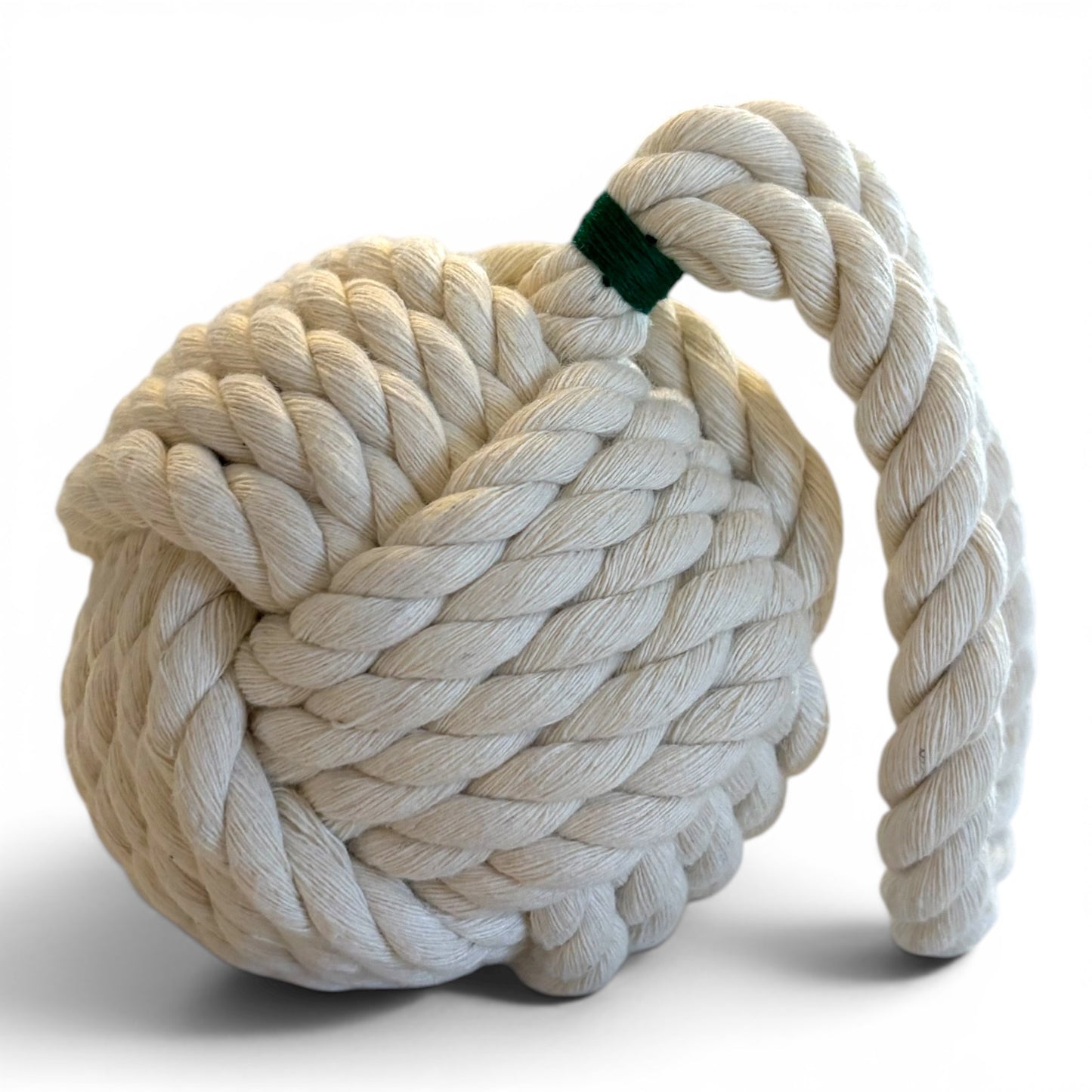 Monkey's Fist Dog Toy | Natural Cotton | Odd Cod Studio