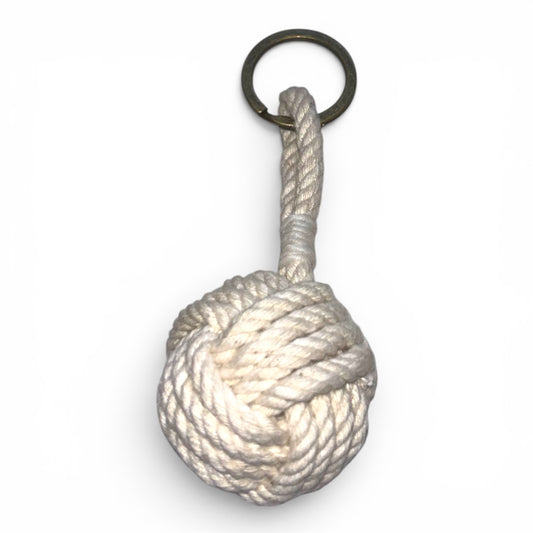Monkey's Fist Keychain | Coastal Artisan Decor