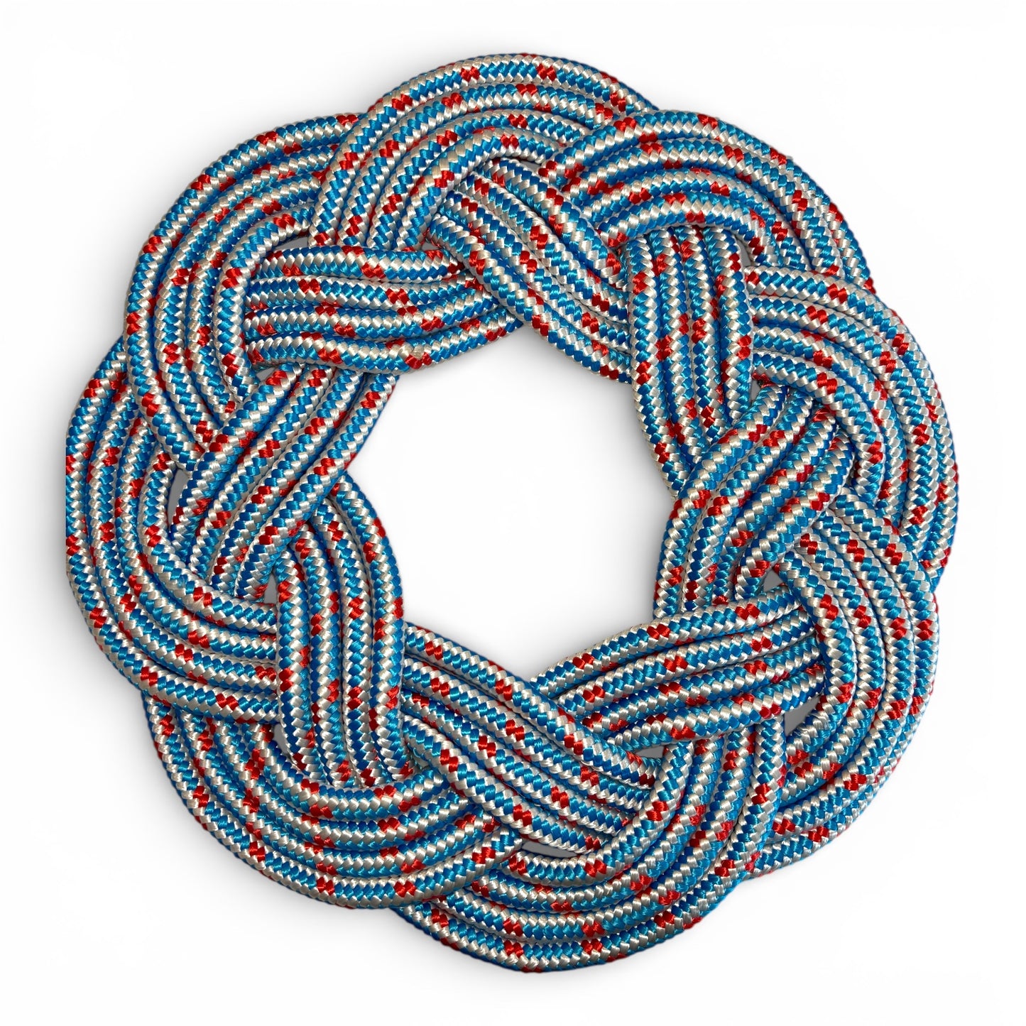 Modern Turk's Head Rope Wreath | Coastal Artisan Decor