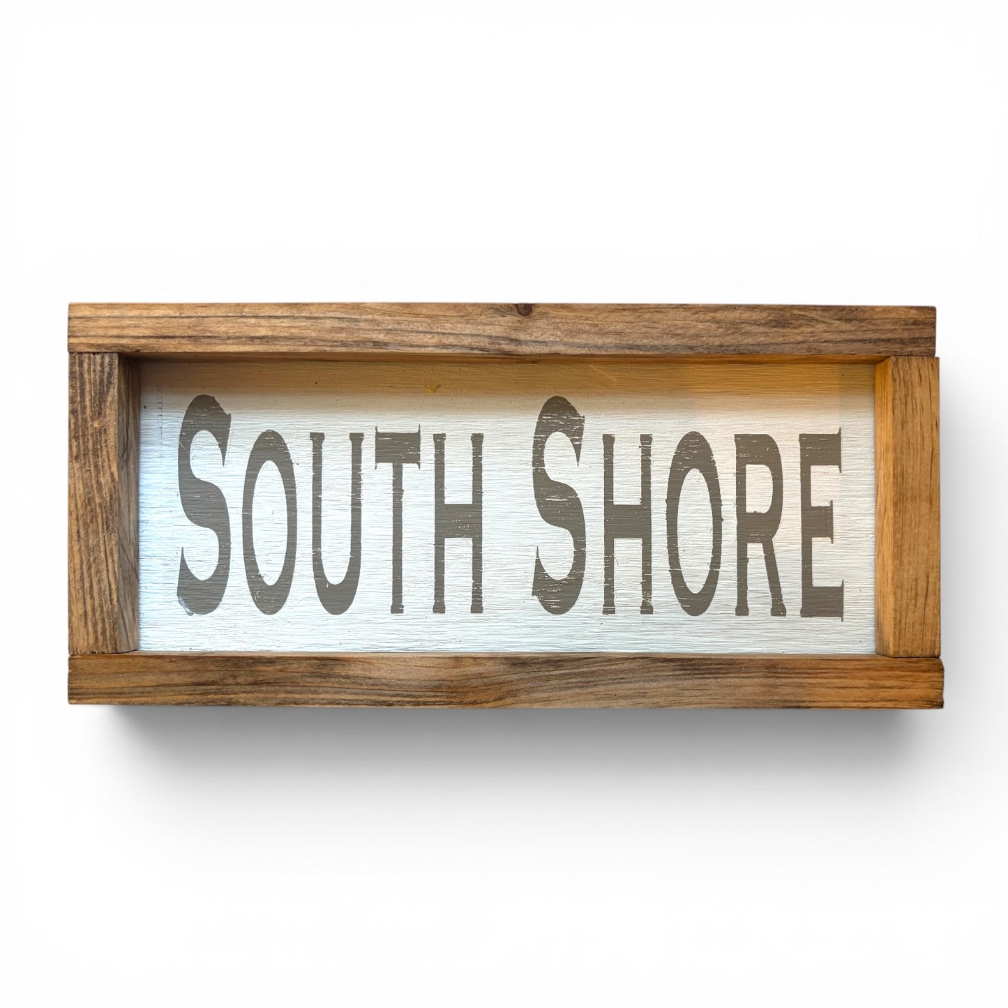 South Shore Hand-Painted Wooden Sign | Cove Size | Coastal Artisan Decor