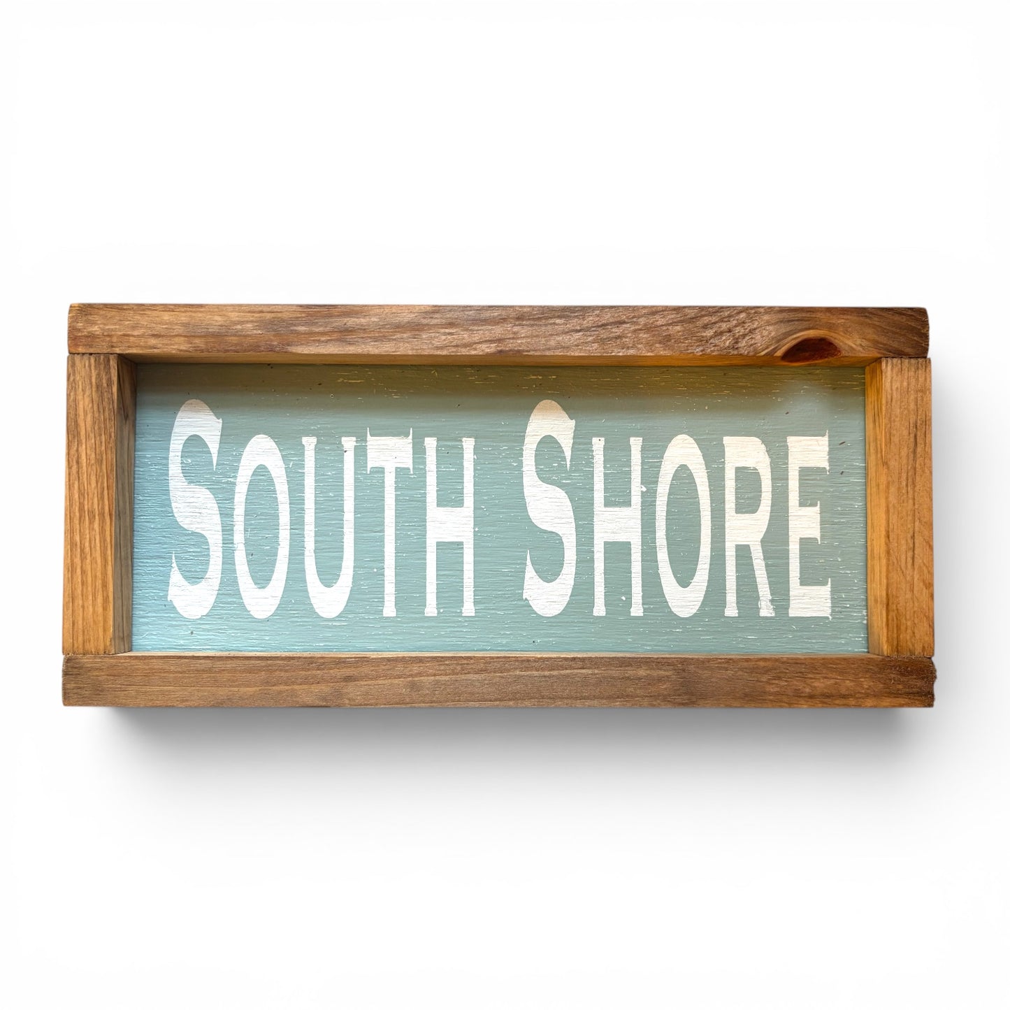 South Shore Hand-Painted Wooden Sign | Cove Size | Coastal Artisan Decor