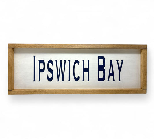 Ipswich Bay Hand-Painted Wooden Sign