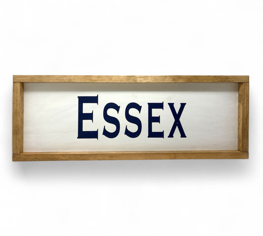 Essex Hand-Painted Wooden Sign