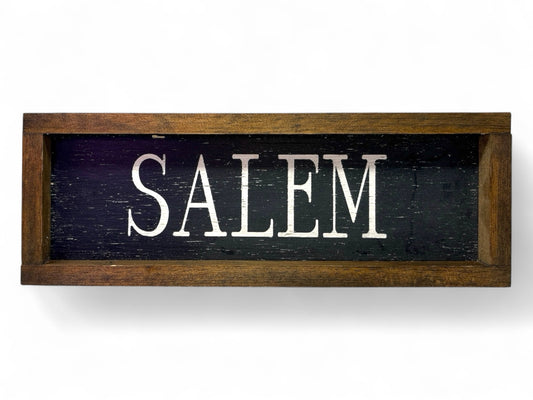 Salem Hand-Painted Wooden Sign