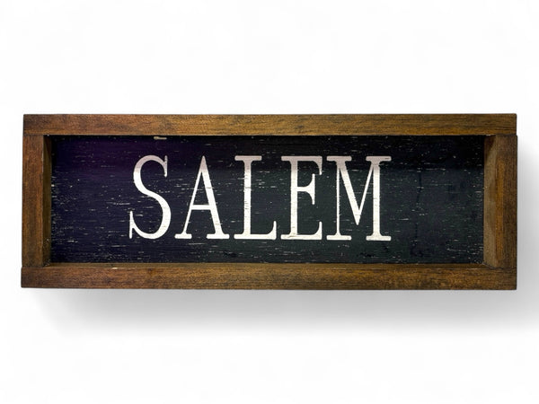 Salem Hand-Painted Wooden Sign – Odd Cod Studio
