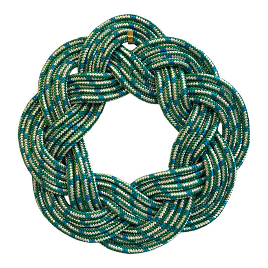 Modern Turk’s Head Wreath (Braided Marine Line) - 16"