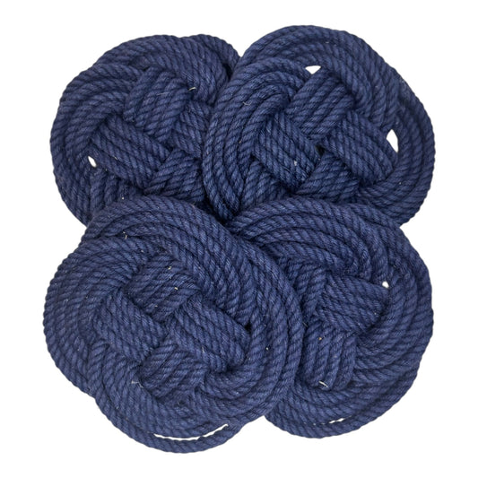 Handcrafted Rope Coasters - Set of 4