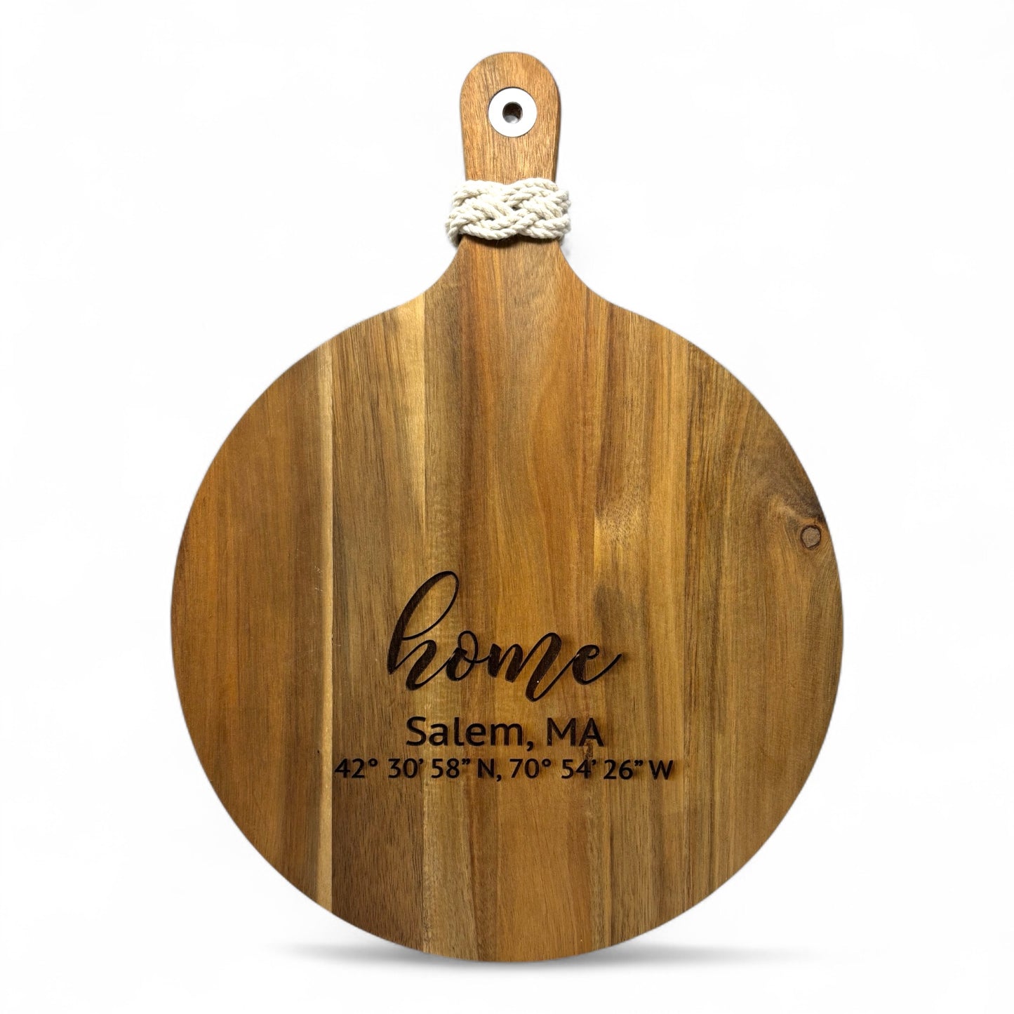 “Home” Acacia Cutting Board