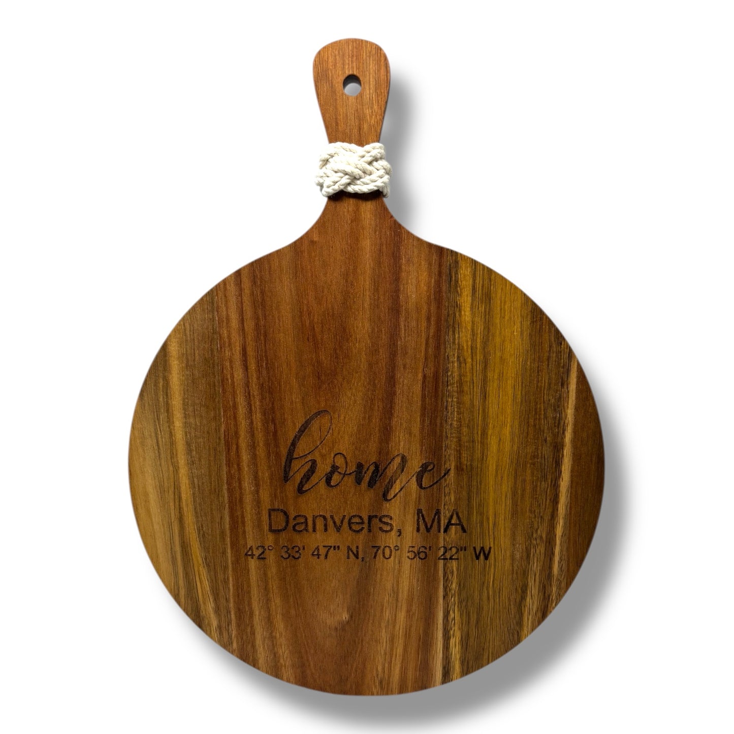 “Home” Acacia Cutting Board