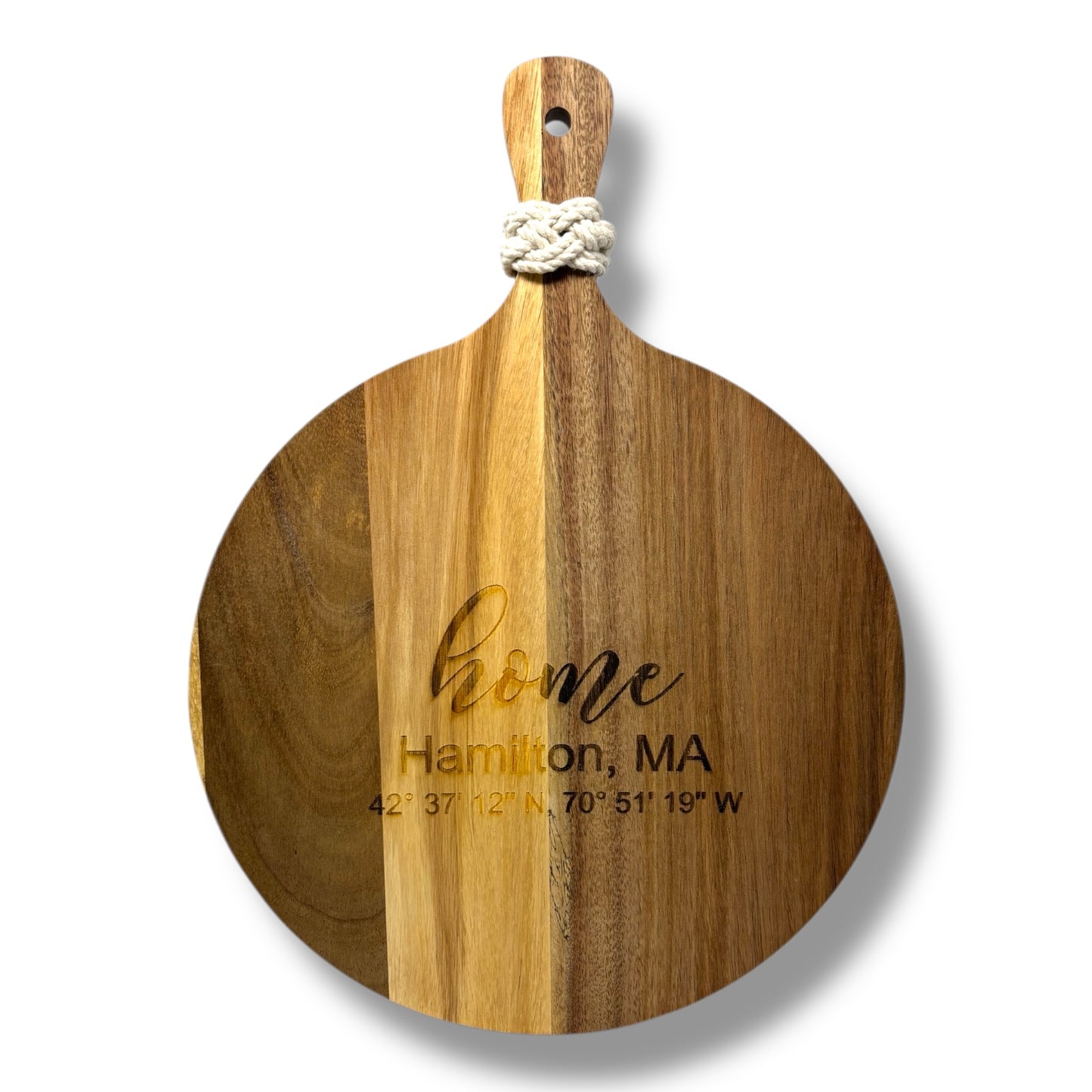 “Home” Acacia Cutting Board