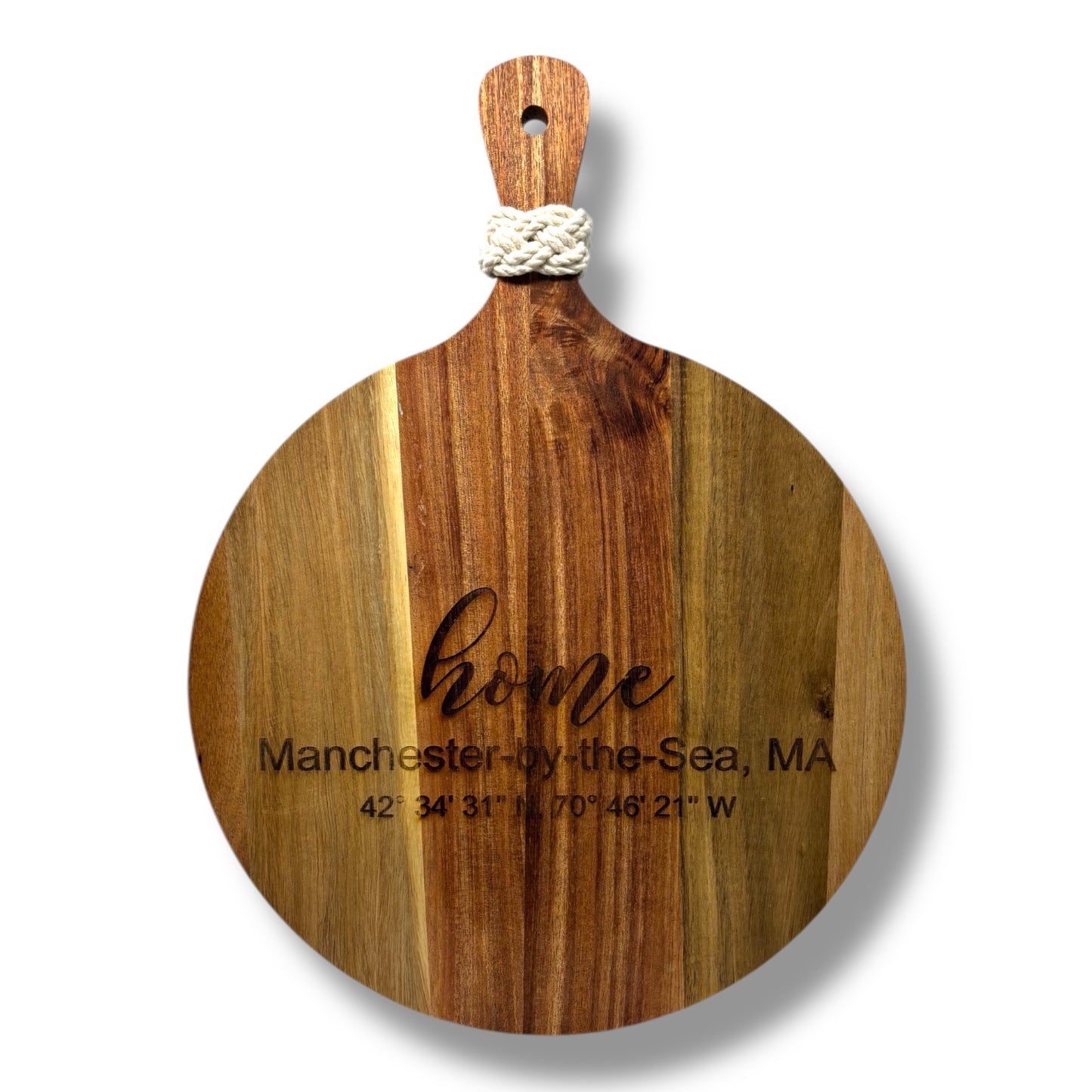 “Home” Acacia Cutting Board